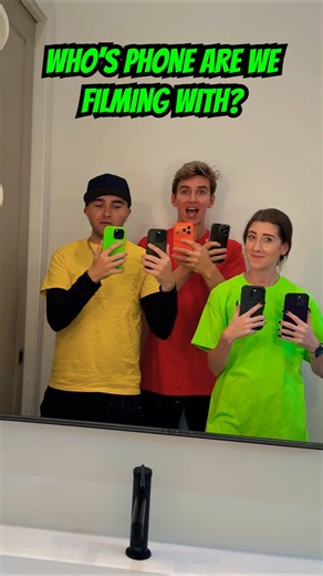 Who's PHONE are we FILMING with? 📱