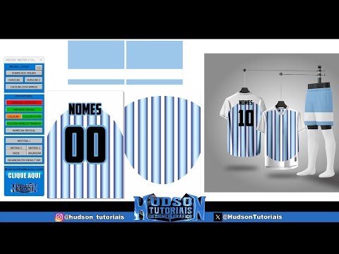 CRIANDO ESTAMPA FUTEBOL COREL DRAW