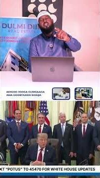 TRUMP OO LAGA XANAAJIYAY