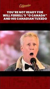 Will Ferrell sings ￼O Canada at Hollywood bowl