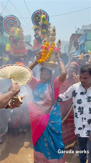 Kali Pooja Ammavari Sigam at Srikakulam #kali #pooja #shorts