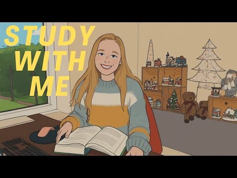 🎄2 HOURS Study With Me ☃️ Evening sessions❄️