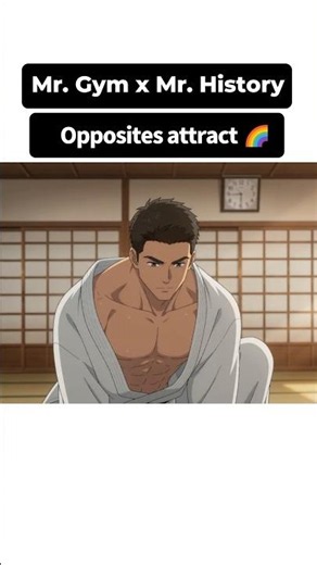 🌈 Mr. Gym x Mr. History: Opposites attract #BLAnimation #BLDrama #BLSeries #LGBTQAnime #BoyLove #BL