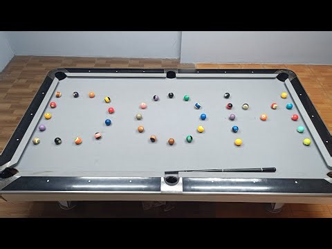 DOM Shape with 38 Balls | One Shot Pool Challenge