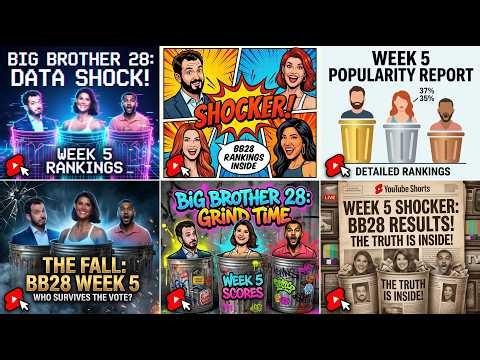 Big Brother 28 LIVE | Week 5 Popularity Contest Results Are SHOCKING! 😲 #live #bb28 #bigbrother #us