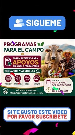 📌✨Apply for one of the grants provided for the agricultural sector. Register from June 15 to July 15