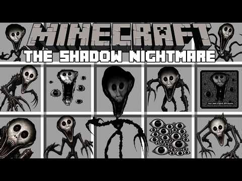 Minecraft THE SHADOW IN NIGHTMARE MOD / RUN HORROR MOD! (Minecraft Mods)
