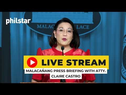 LIVE: Malacañang press briefing with Atty. Claire Castro | October 29