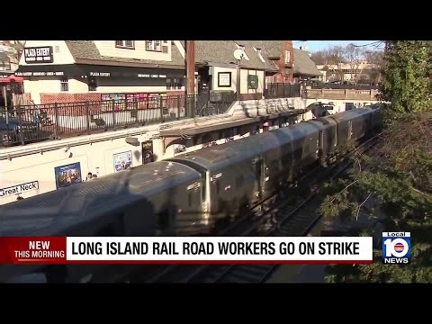 Long Island Rail Road workers go on strike