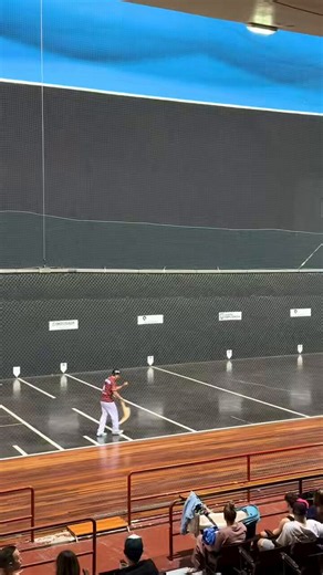 Enjoyed that today. Jai Alai is officially recognized by the Guinness World Records as the fastest moving ball game in the world. The hard rubber ball reaches speeds of around 250km/h.