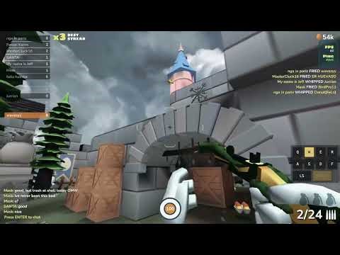 The Comeback | Gameplay With The Green Snake Shotty + Keyboard Overlay! - Shell Shockers