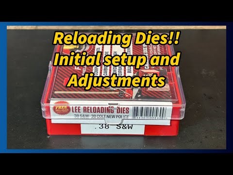 .38 S&W Reloading Die Initial Setup & Adjustments, Loading Black Powder for a 125 Year Old Revolver!