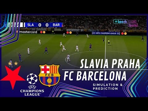 Slavia Prague vs. Barcelona | UEFA Champions League 2026 | Full Match Simulation/Prediction