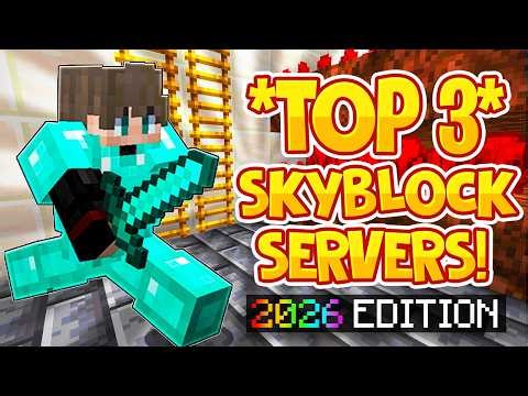 TOP 3 SKYBLOCK SERVERS *SPRING* EDITION | Bedrock & JAVA BEST Skyblock | 1.8/1.19/1.20/BEDROCK
