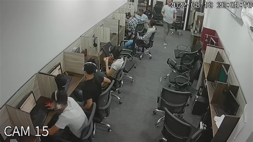 Watch what happens when a scammer gets his exact location exposed mid-call