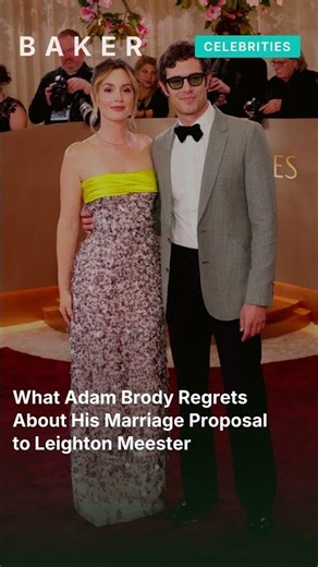 What Adam Brody Regrets About His Marriage Proposal to Leighton Meester #shorts