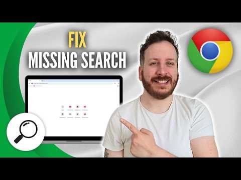 How To Fix Search Bar Missing In Google Chrome