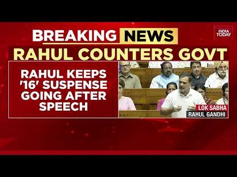 Rahul Gandhi's '16' Puzzle During Parliament Debate Hints At Deleted US Files And Foreign Pressure
