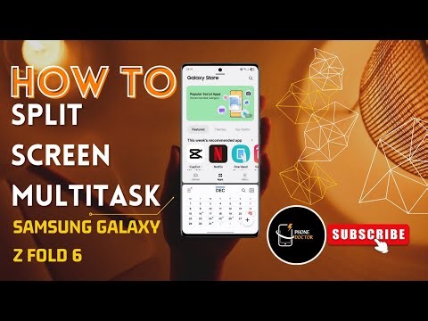 How To Split Screen Multitask On Samsung Galaxy Z Fold 6 | Complete Guide!