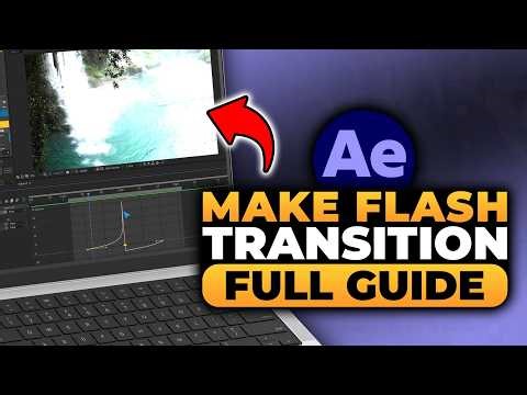 How To Make a Flash Transition in After Effects (FAST & EASY) | 100% WORKS | NO Yapping!