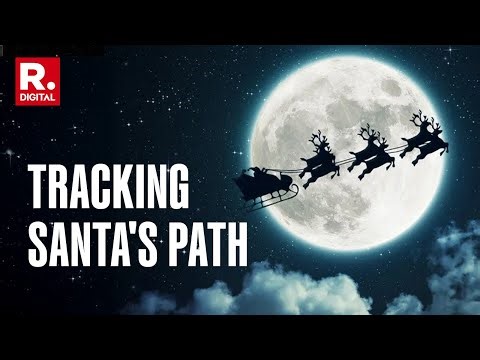 Santa LIVE: Santa Clause’s Path Tracked On Camera On Christmas | Merry Christmas