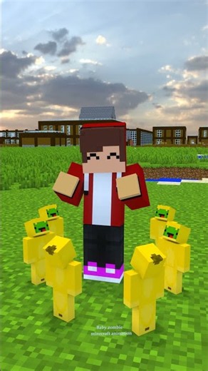 Banana's Musical Meme Mikey and JJ 🤣🍌 #minecraftanimation