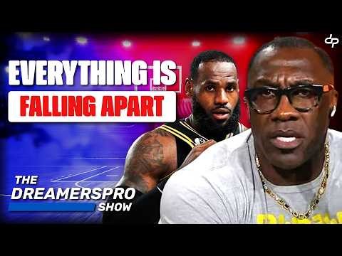 Shannon Sharpe Nearly Suffers A Nervous Breakdown After Lebron James & Lakers Get Hit By Thunderbolt