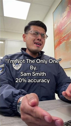 Singing “I’m not the only one” by Sam smith. #samsmith