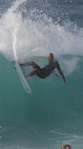 A high-performance shape for good waves. @kellyslater The 11x World Champion riding a prototype during the design process on the North Shore. The Spaceship in I-Bolic 2.0 Technology designed by @woosurfboards was crafted to excel in good waves, and represents decades of R&D by Mike Woo. This is the design Mike and Kelly made when they set out to craft a more conventional outline designed for hold in tubes, turns on rail, and hold in round wave faces. Check one out at your local surf shop today. 