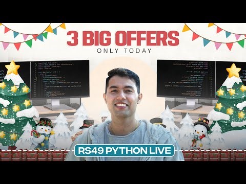 Year End Mega Offers 🎉 Frontend Course + Python Live @ ₹49 | Last Chance 2025