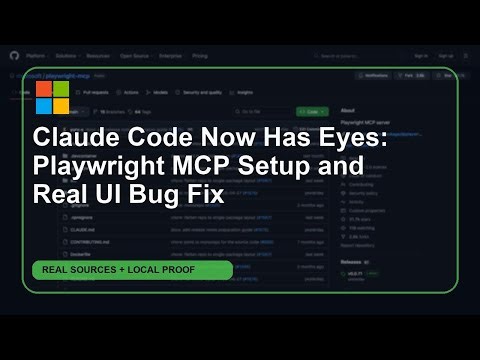 Claude Code Now Has Eyes: Playwright MCP Setup and Real UI Bug Fix