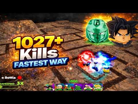 FASTEST Farm Kills In All Star Tower Defense
