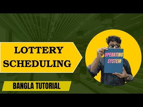 Lottery Scheduling Algorithm | Operating System CPU Scheduling | Bangla Tutorial