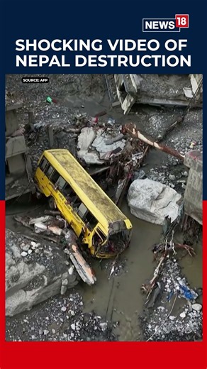 Nepal Flood Horror Caught on Camera: Massive Wall of Water Destroys Villages | 700+ Dead | News18