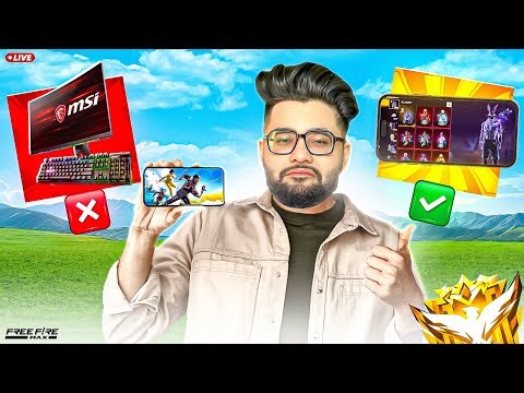 FREEFIRE MOBILE LIVESTREAM☑ PC LIVESTREAM❌