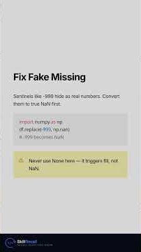 Handle Missing Values in pandas the Right Way