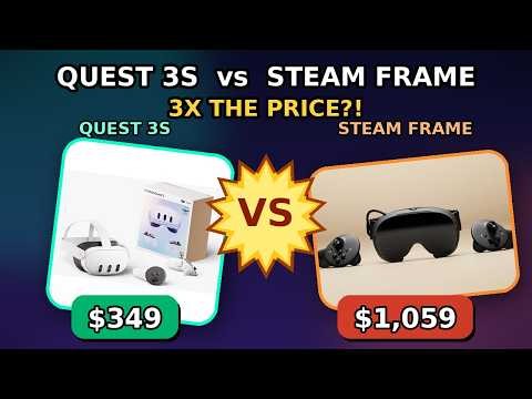 Quest 3S vs Steam Frame: 3X the Price?!