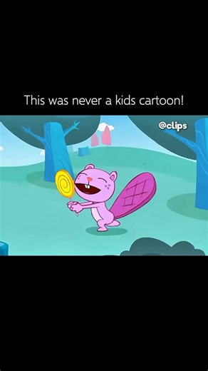 CLIPS on Instagram: "🐿️ Interesting fact: Happy Tree Friends (1999–present) — Created by Rhode Montijo, Kenn Navarro, and Aubrey Ankrum for Mondo Media, the series is a cult-classic adult web series disguised as a cute Saturday morning cartoon. The show centers on anthropomorphic forest animals with “Care Bear-esque” designs—including pie-eyes and heart-shaped noses—who live peaceful lives until they are suddenly subjected to extremely graphic, accidental, and over-the-top violence. The first o