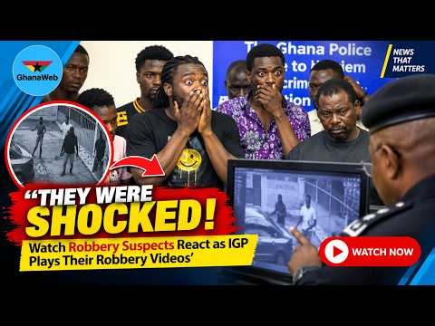 “They Were SHOCKED!” Watch Robbery Suspects React as IGP Plays Their Robbery Videos