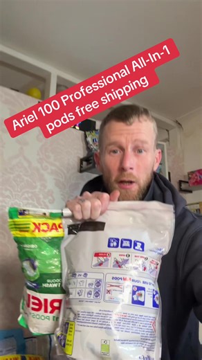 Ariel 100 Professional All-In-1 Pods with Free Shipping