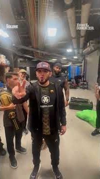 DC calls Islam FAT backstage after beating Ian Garry 🤣 #shorts #mma #ufc #islammakhachev