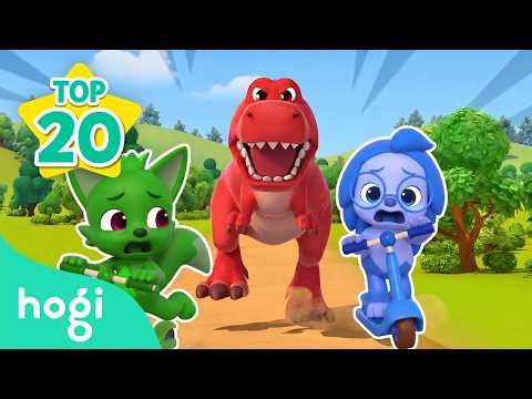 BEST SONGS of the MONTH｜Dinosaurs for Kids｜Learn Colors and More｜Hogi Pinkfong