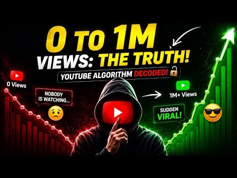 0 to 1M Views: The Truth About YouTube Algorithm! 🚀 ‪@decodingyt‬