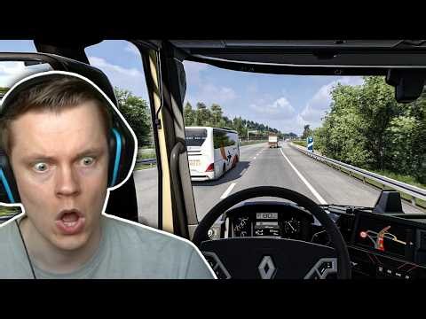 I Played Euro Truck Simulator 2 for the First Time and it was AMAZING