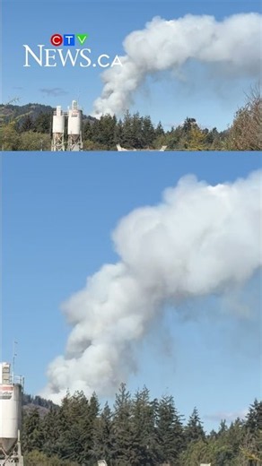 Sept 21, 2026 | Wildfire grows near Sooke, B.C. on Vancouver Island