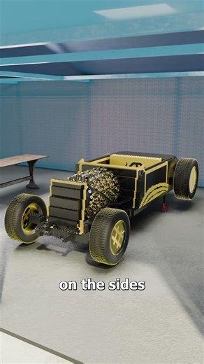 He Built A Car Out Of Legos That Runs On Air 😮