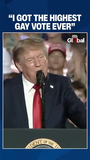 Trump Says He “Got the Highest Gay Vote” in History for a Republican | #trumpdance #trump