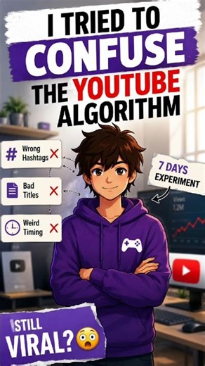 I Tried To Confuse The YouTube Algorithm 😳 #algorithm