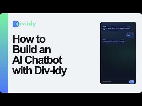 How to Build an AI Chatbot with Div-idy