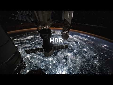 ISS - India At Night · 4K · HDR